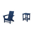 Navy Adirondack Chair & Side Table G306999