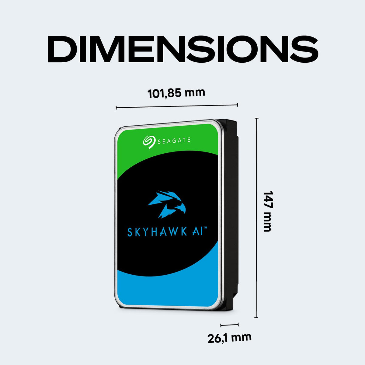 8TB 3.5 Inch SATA Internal Hard Drive Z6687