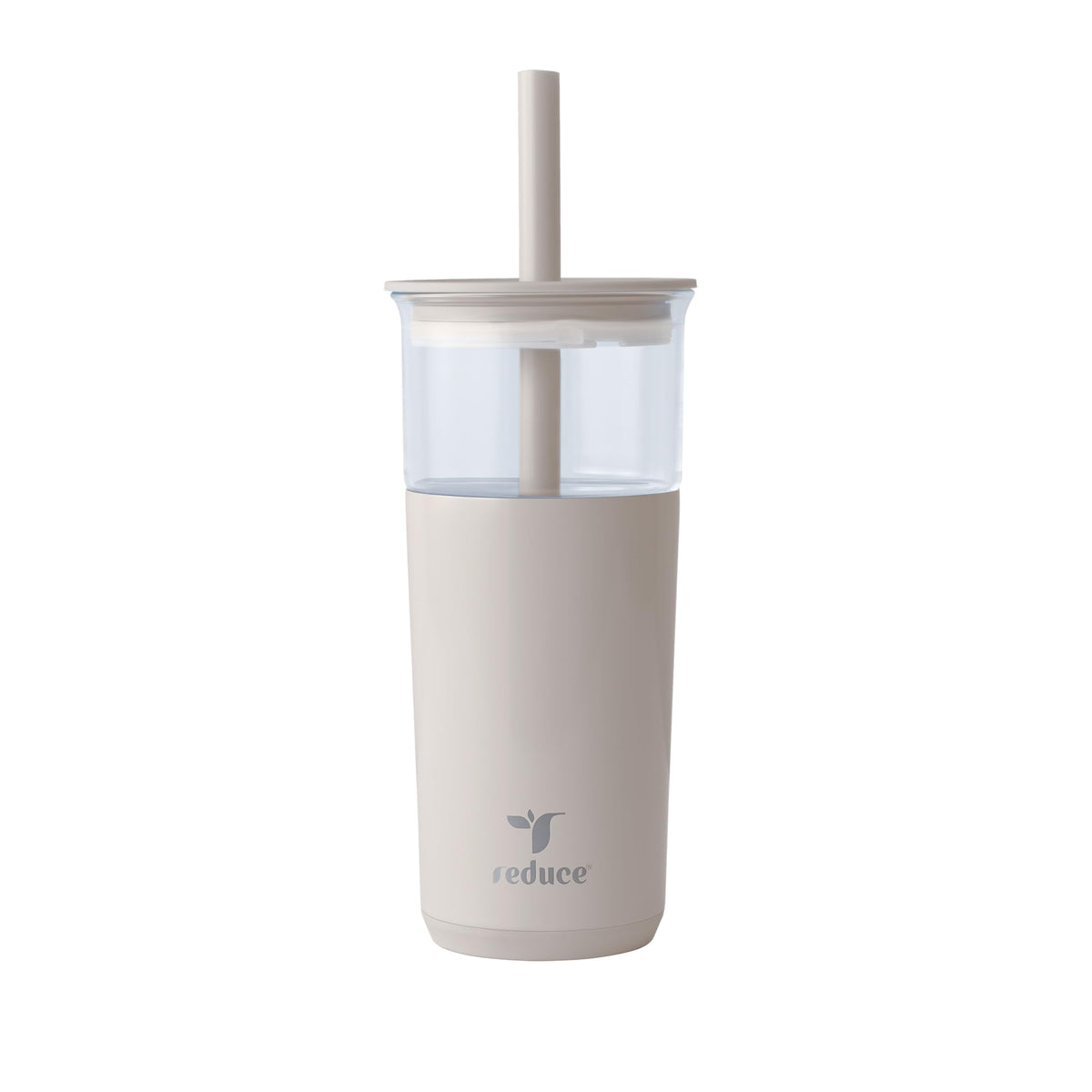 20oz Vacuum Insulated Glass Tumbler with Straw & Lid H44816