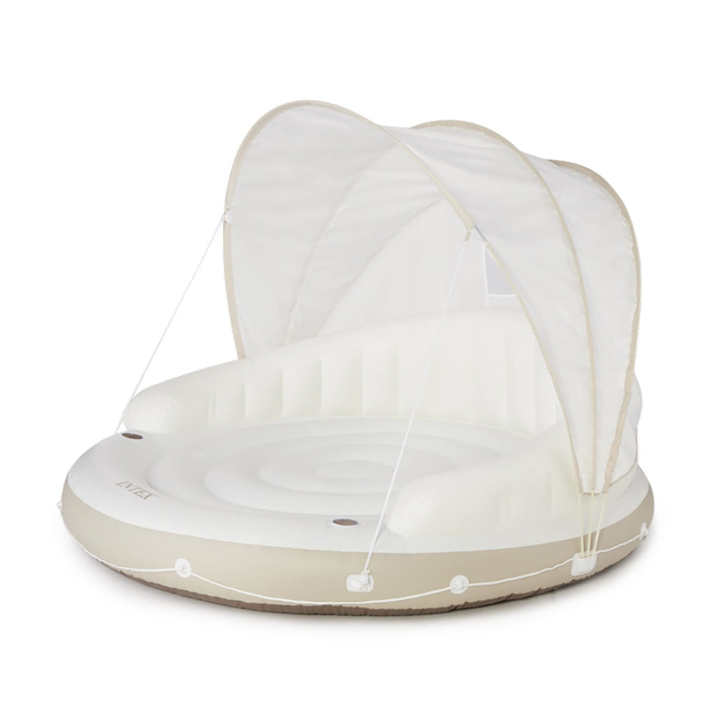 Inflatable Pool Float Lounge with Sunshade H955