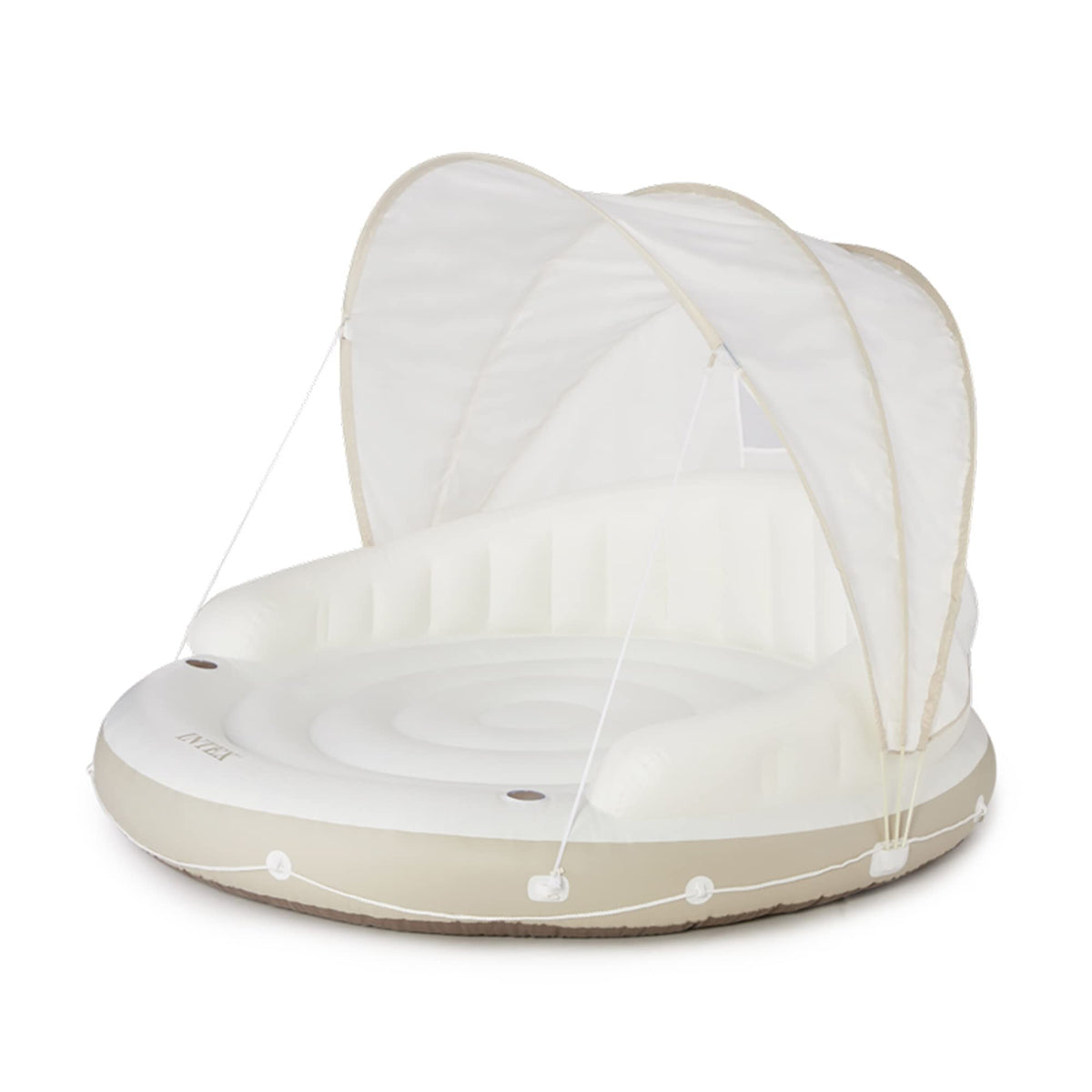 Inflatable Pool Float Lounge with Sunshade H955