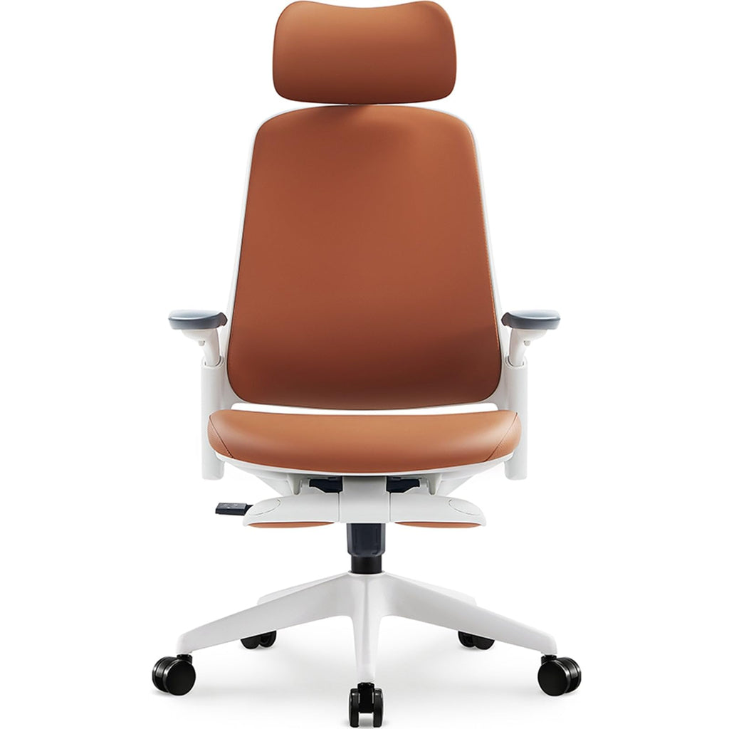 Leather Ergonomic Office Chair with Footrest C8081