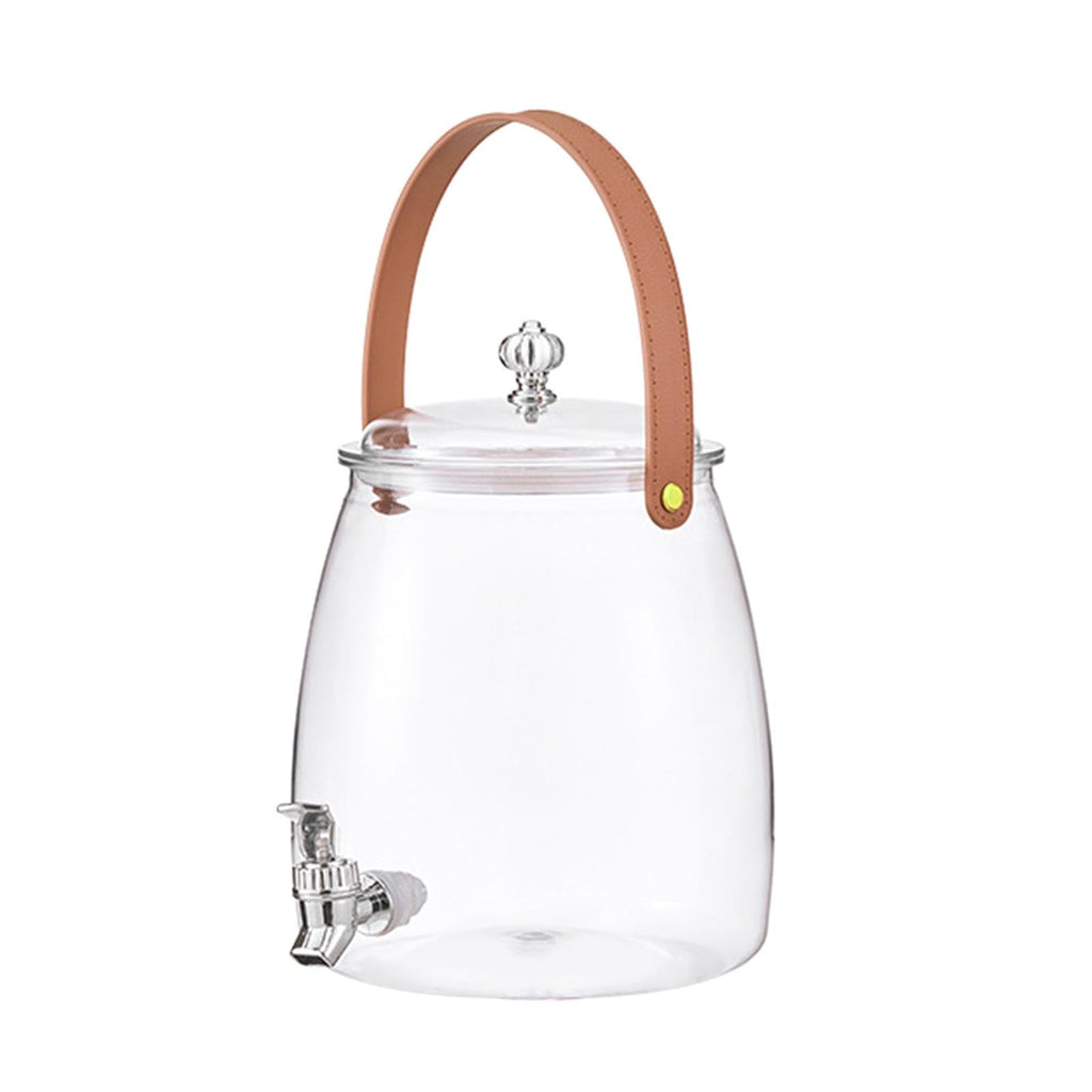 5L Beverage Dispenser Juice Jug with Spigot and Filtering Cold Water Pitcher N296