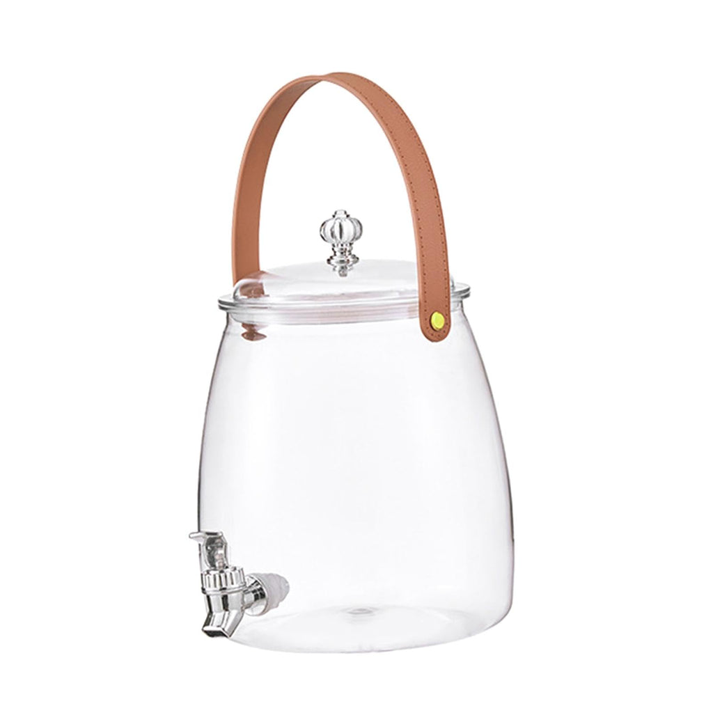 5L Beverage Dispenser Juice Jug with Spigot and Filtering Cold Water Pitcher N296