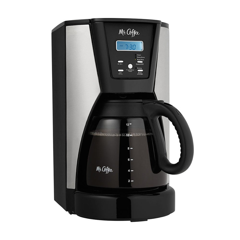 12-Cup Programmable Thermal Coffee Maker Stainless Steel I418