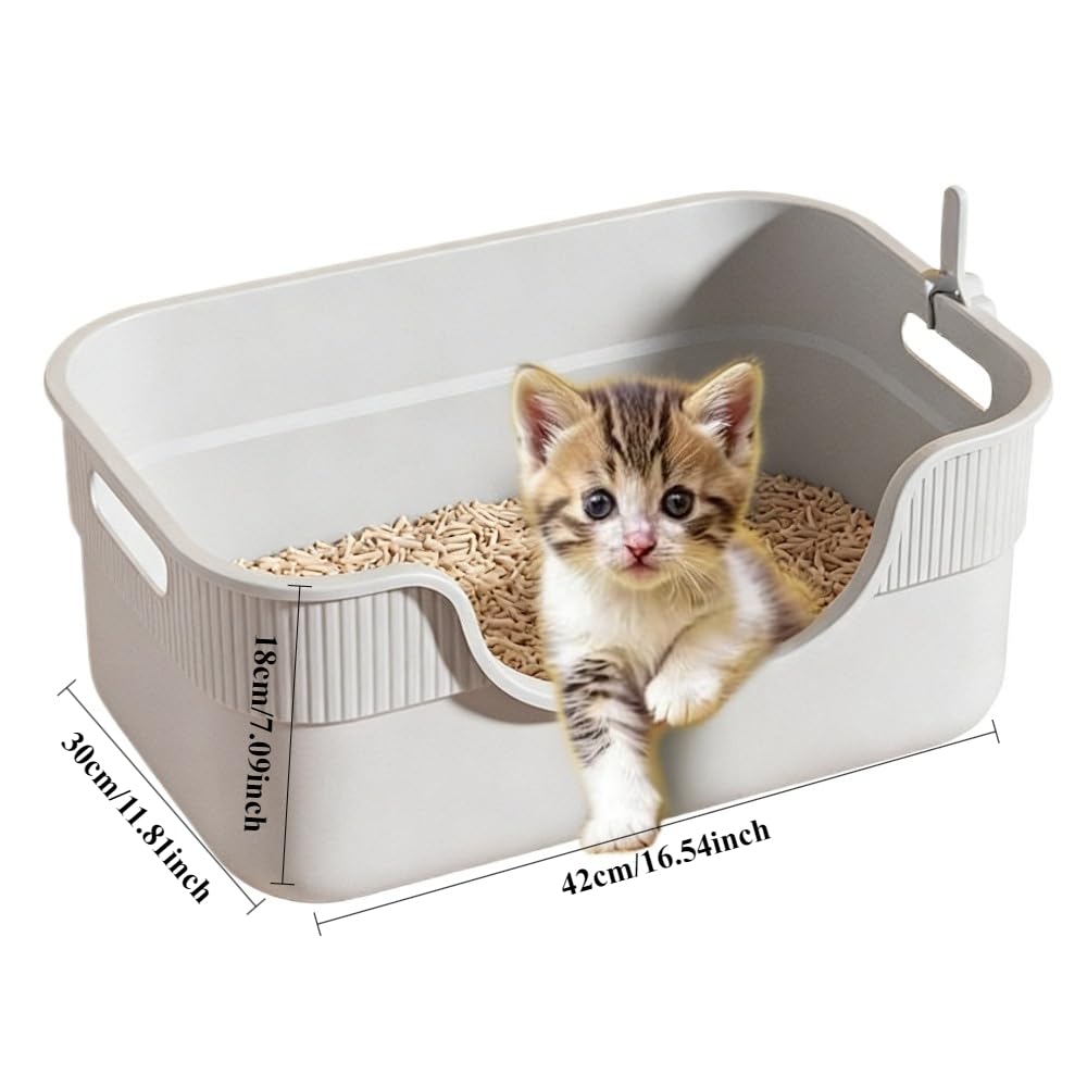 Low Entry Open Top Cat Litter Box E930