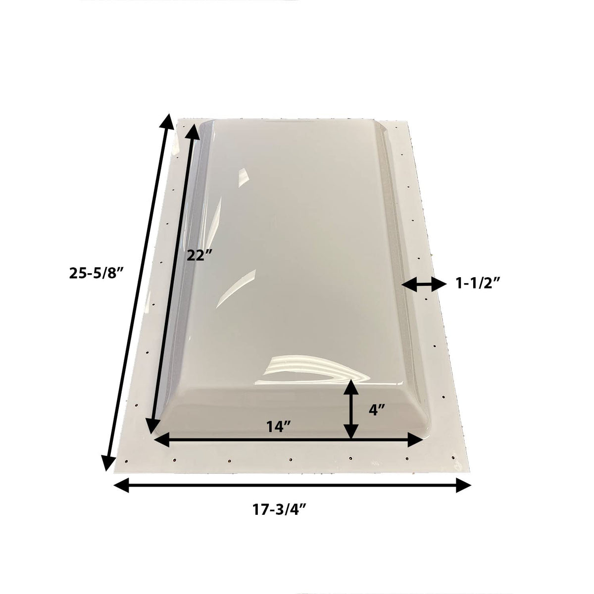 14x22 inch White RV Skylight H770