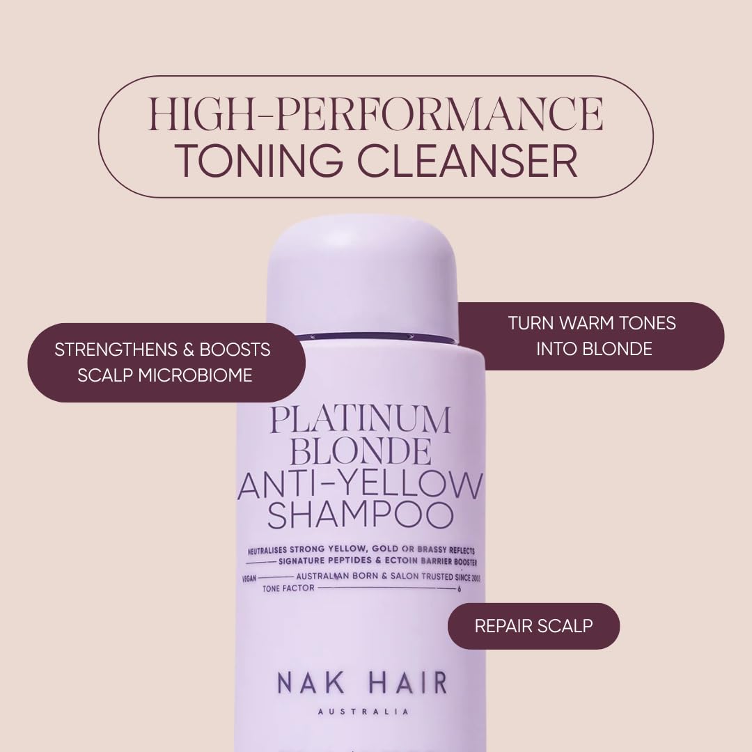 Blonde Shampoo, Conditioner & Toning Foam Set B34326