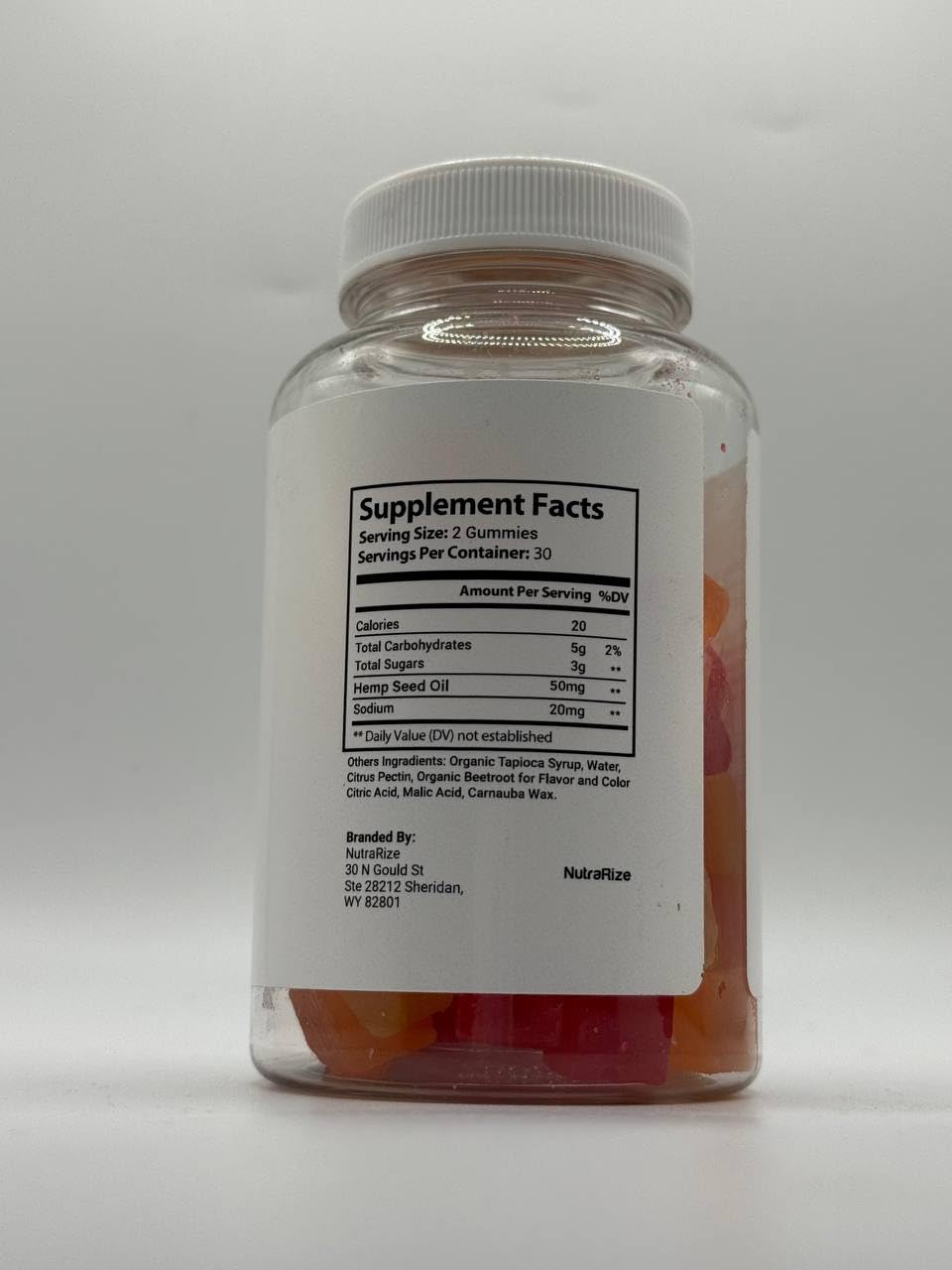 1500MG Natural Gummies 120 Count F3157