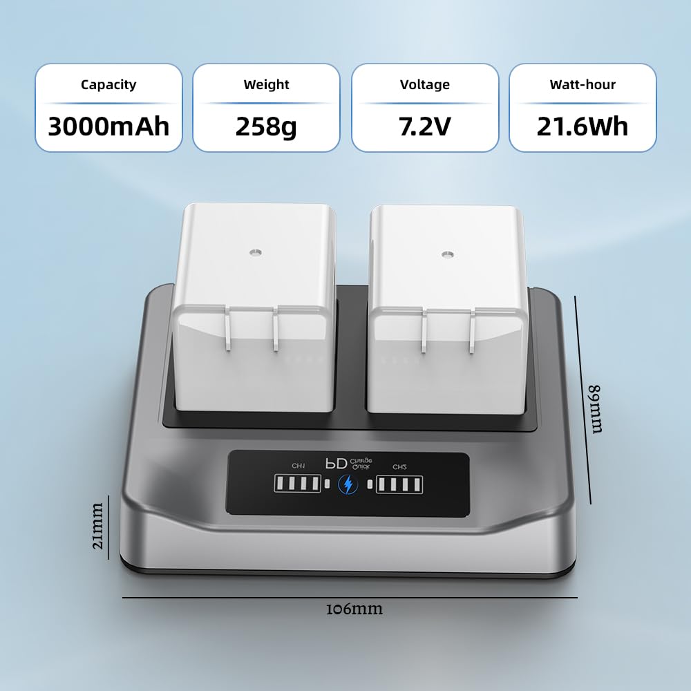 3000mAh Replacement Battery with Charging Station P264