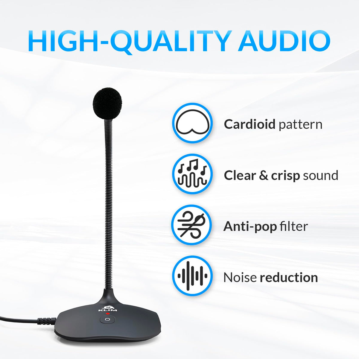 USB Desk Microphone with Stand K7011