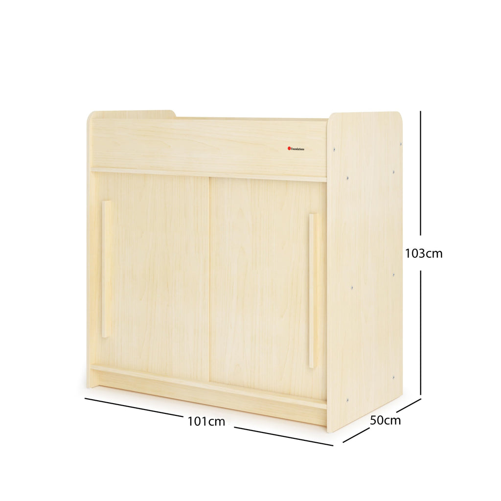 Daycare Changing Table with Built-in Shelving P722809