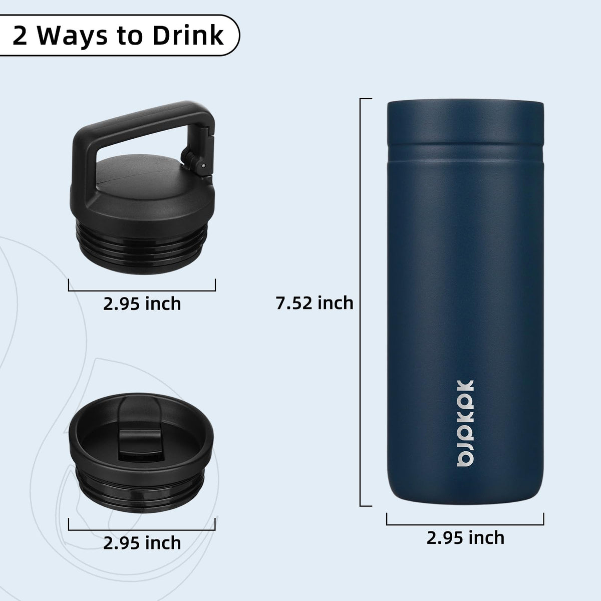 20 oz Insulated Stainless Steel Water Bottle G2561