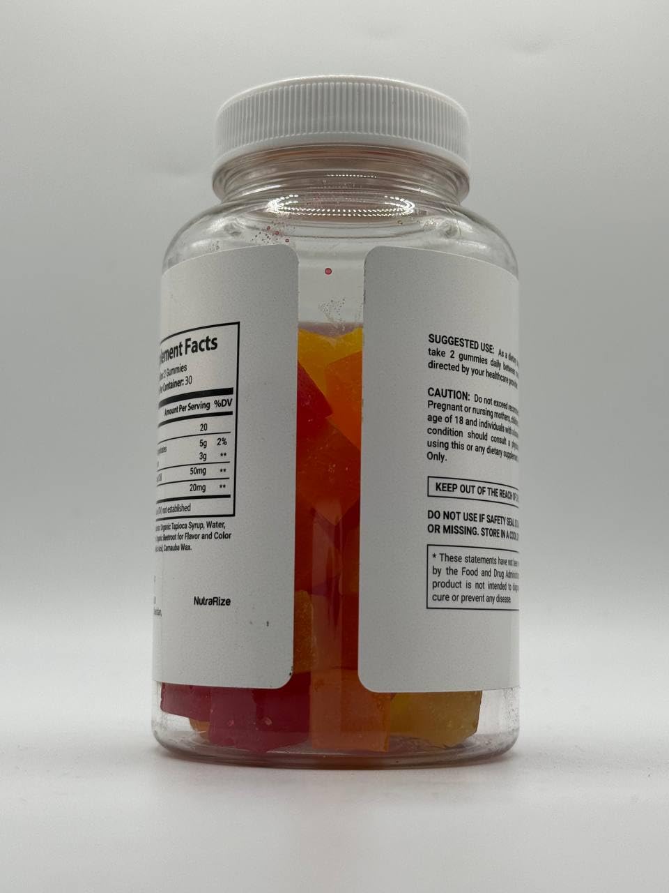 1500MG Natural Gummies 120 Count F3157