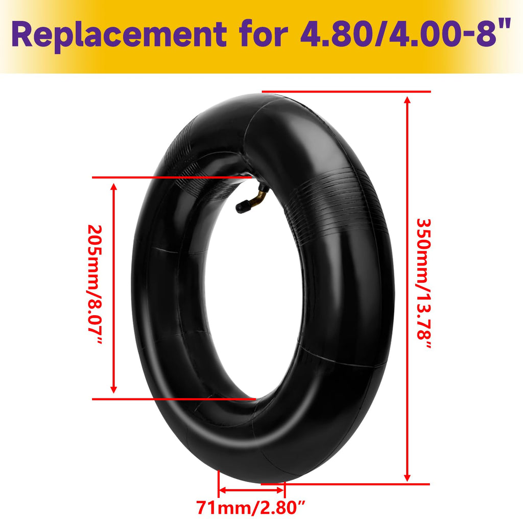 4.80/4.00-8 Inner Tube with TR87 Bent Valve 1 Pcs W604374
