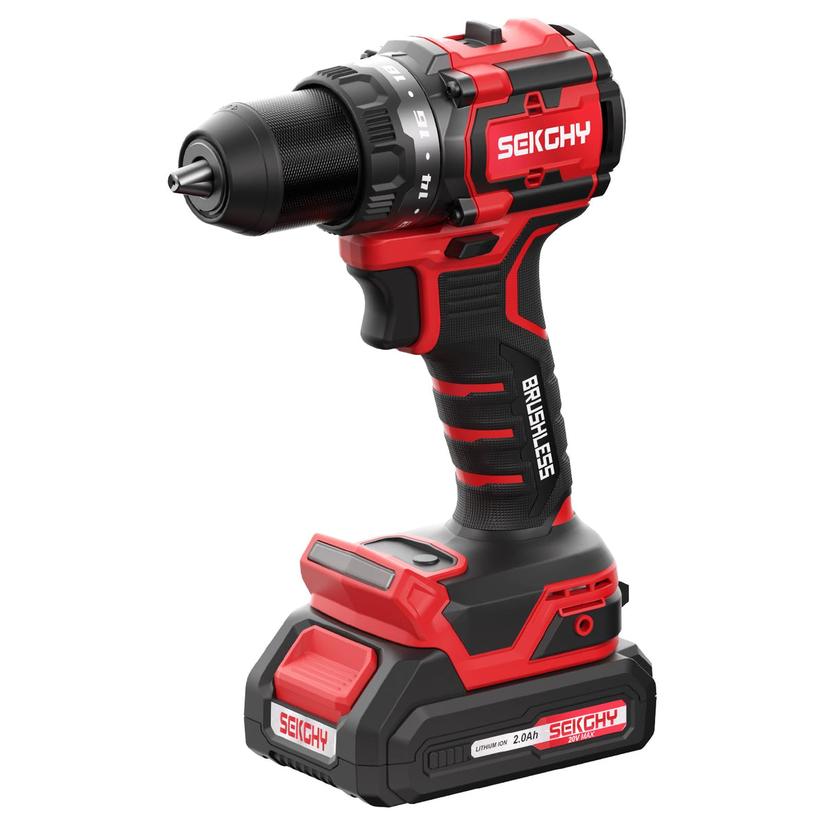 20V Cordless Drill Driver Kit with 2 Batteries F288754