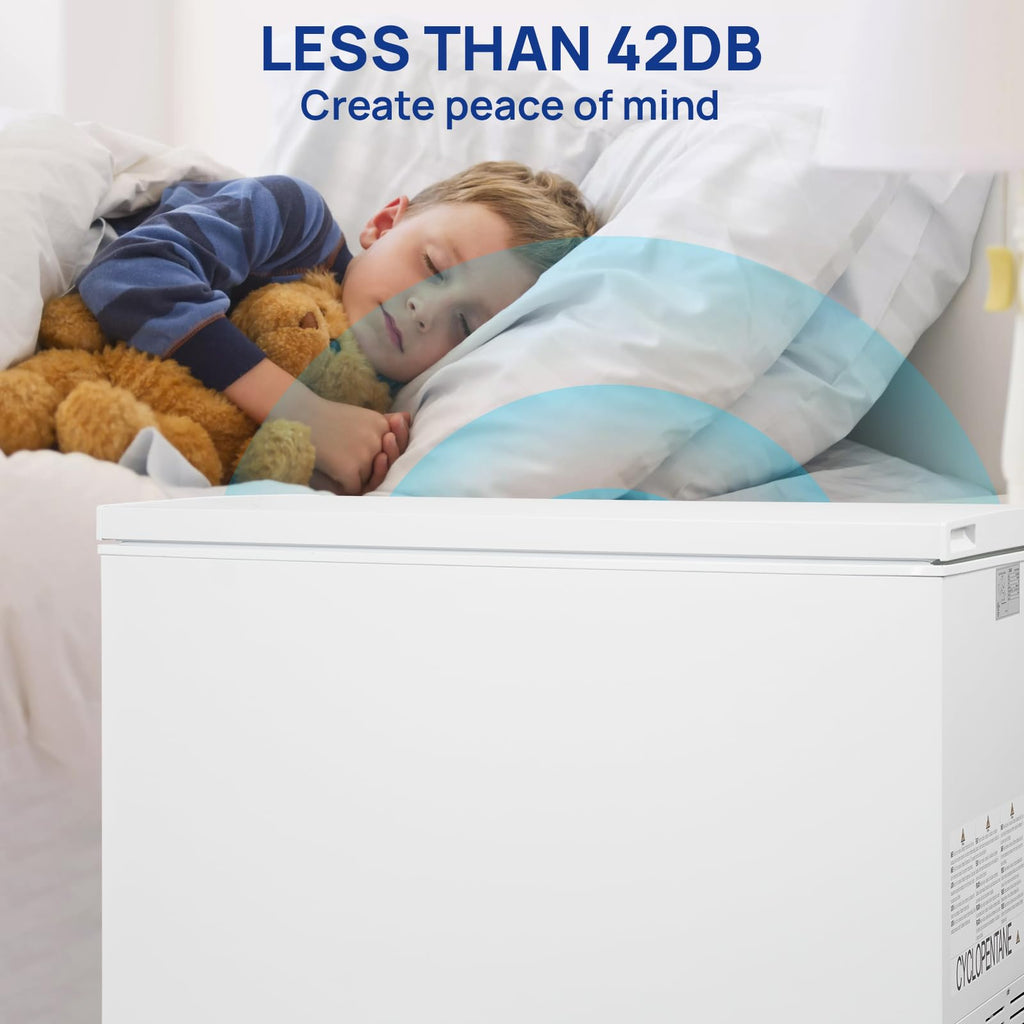 20 Cu. Ft White Chest Freezer with 2 Removable Basket F4975