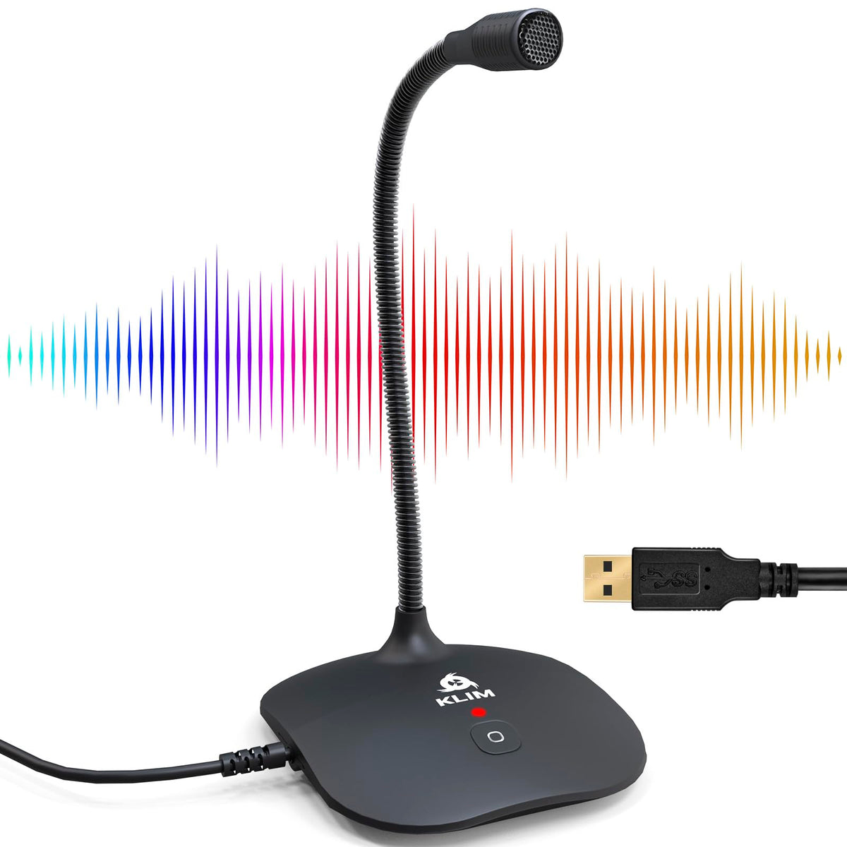 USB Desk Microphone with Stand K7011