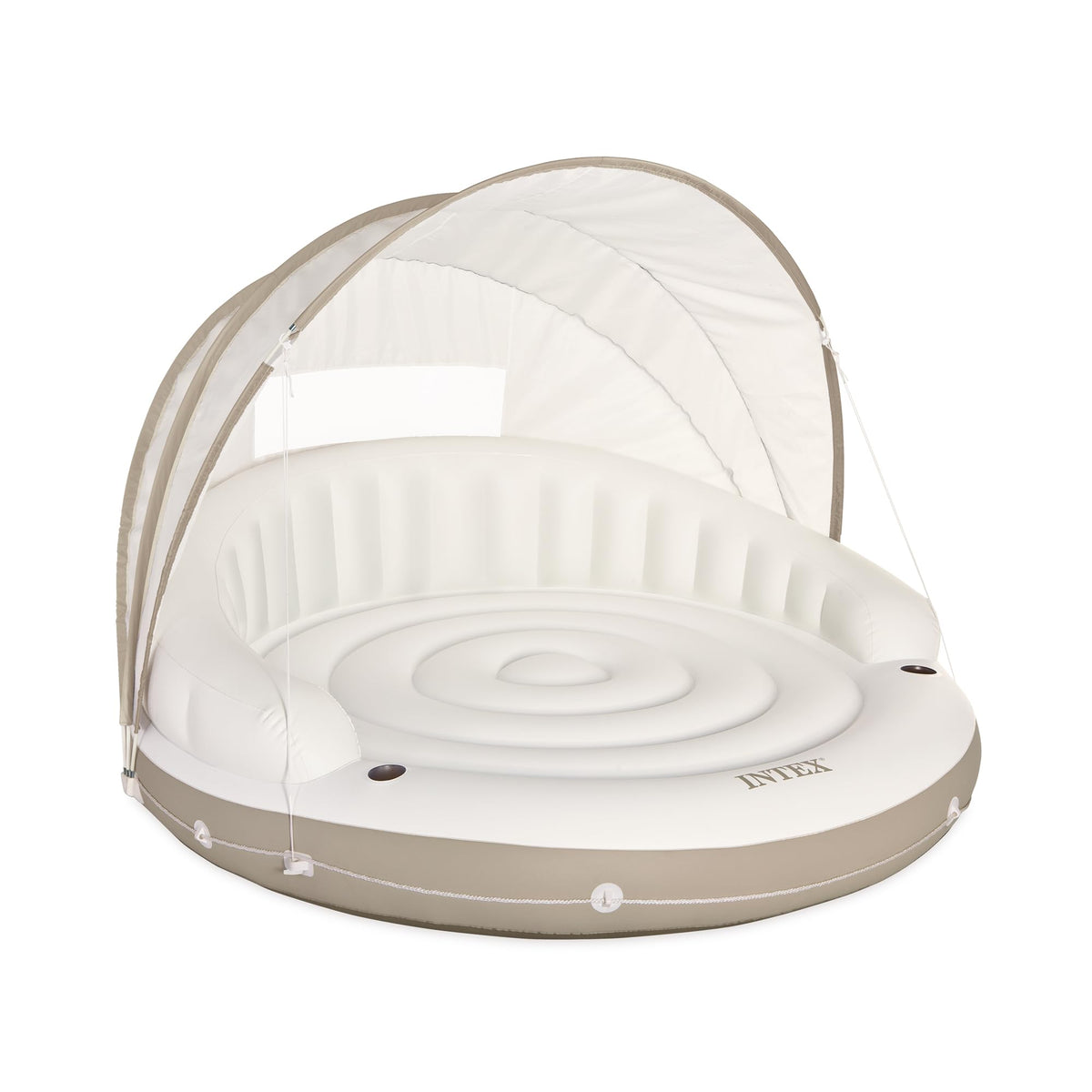 Inflatable Pool Float Lounge with Sunshade H955