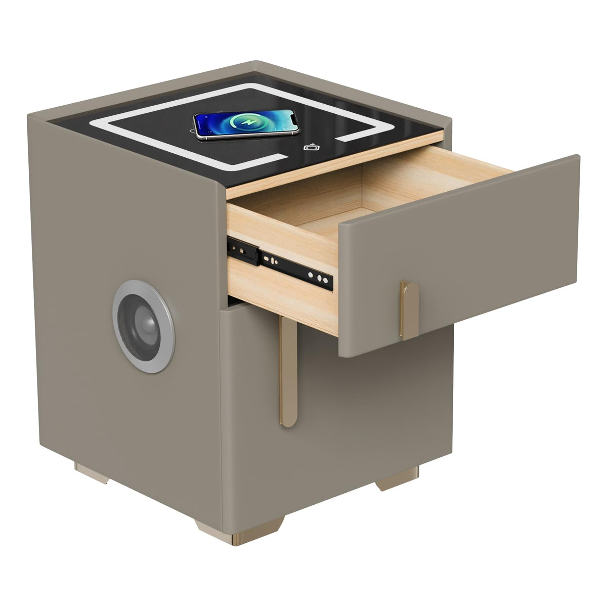 Nightstand with Wireless Charging B24283