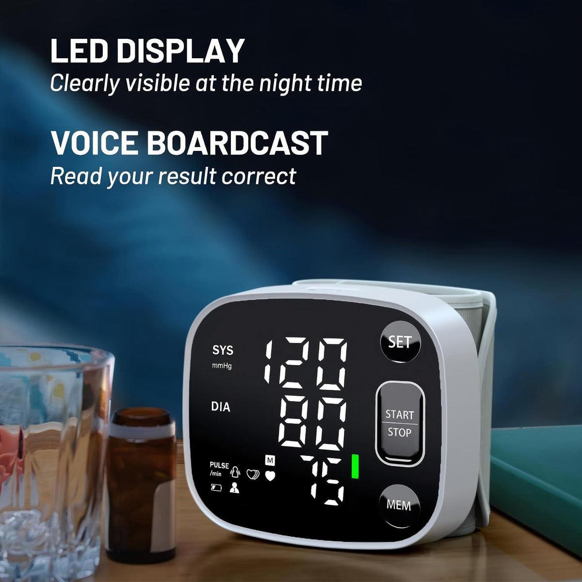 Wrist Blood Pressure Monitor X6165