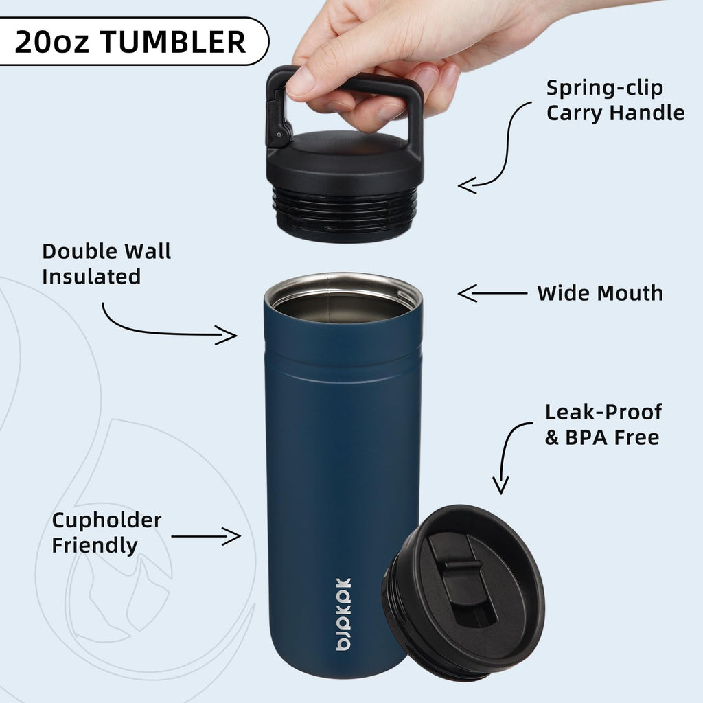 20 oz Insulated Stainless Steel Water Bottle G2561