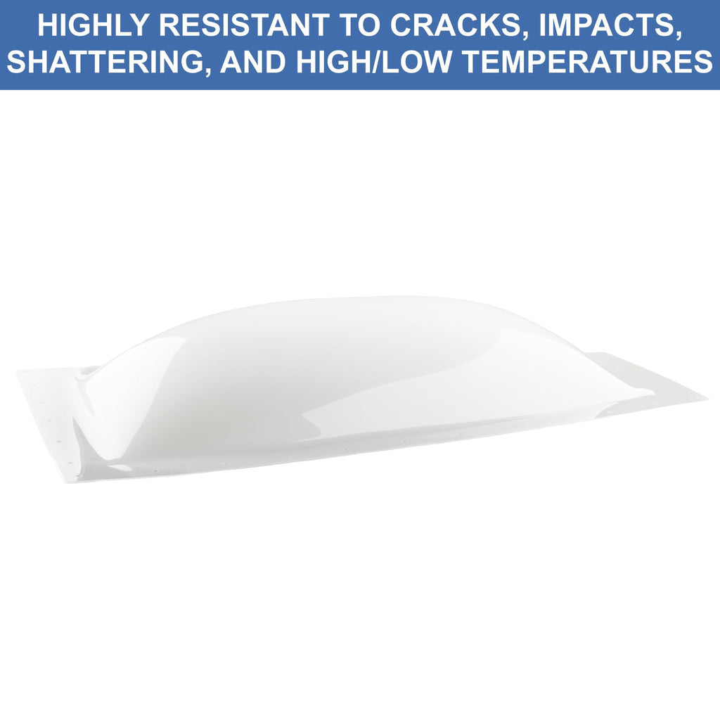 White Impact Resistant RV Skylight Dome H861107