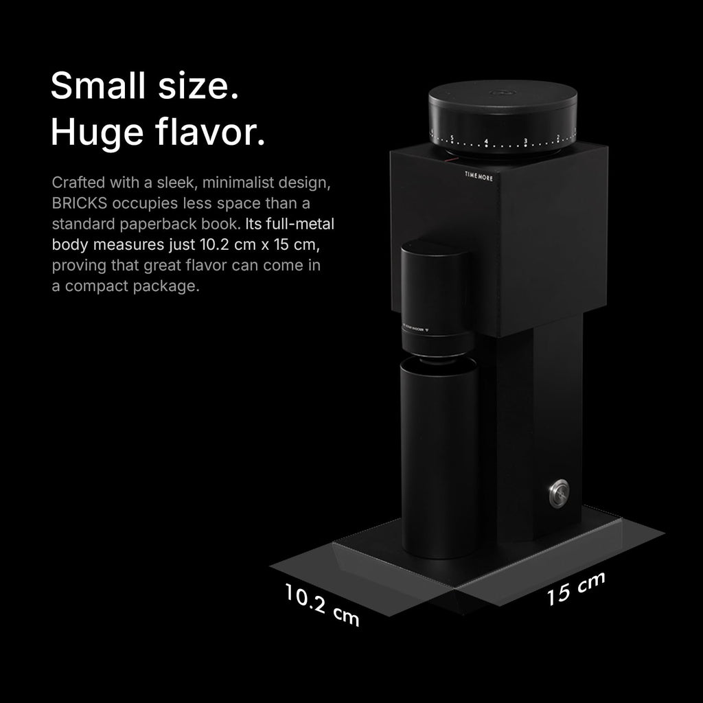 Electric Coffee Grinder 150 Adjustable Settings Stainless Steel Black X17852