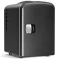 4L 6 Can Portable Mini Fridge Black F101228