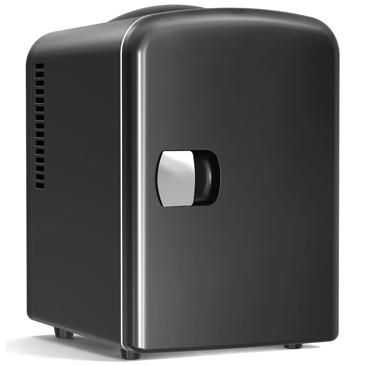 4L 6 Can Portable Mini Fridge Black F101228