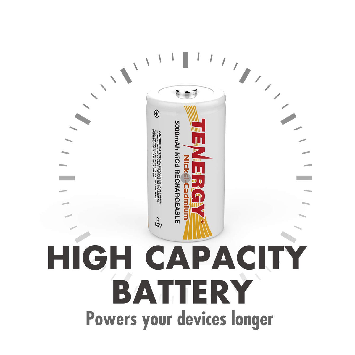 Rechargeable NiCd D Batteries and LCD Smart Charger T963642