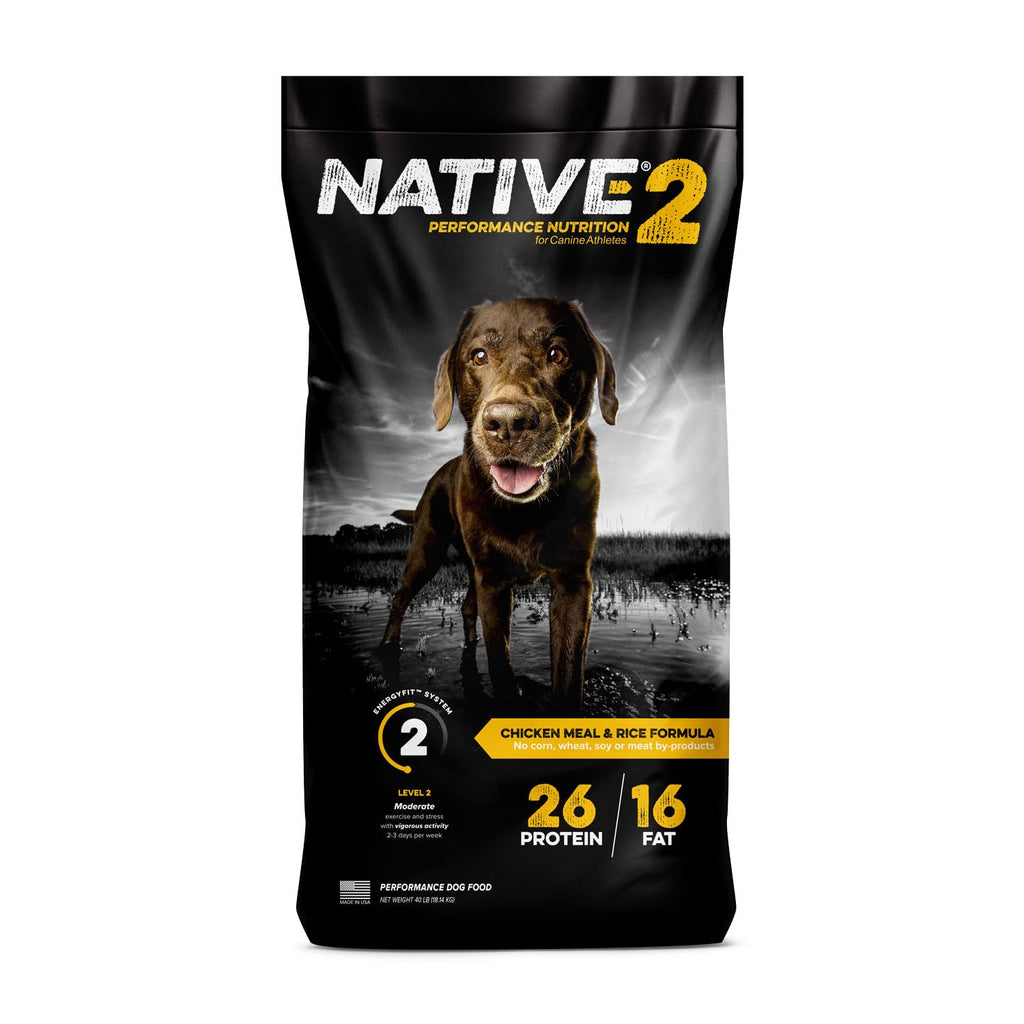 Chicken Meal and Rice Dog Food 40 Pound Bag H5534