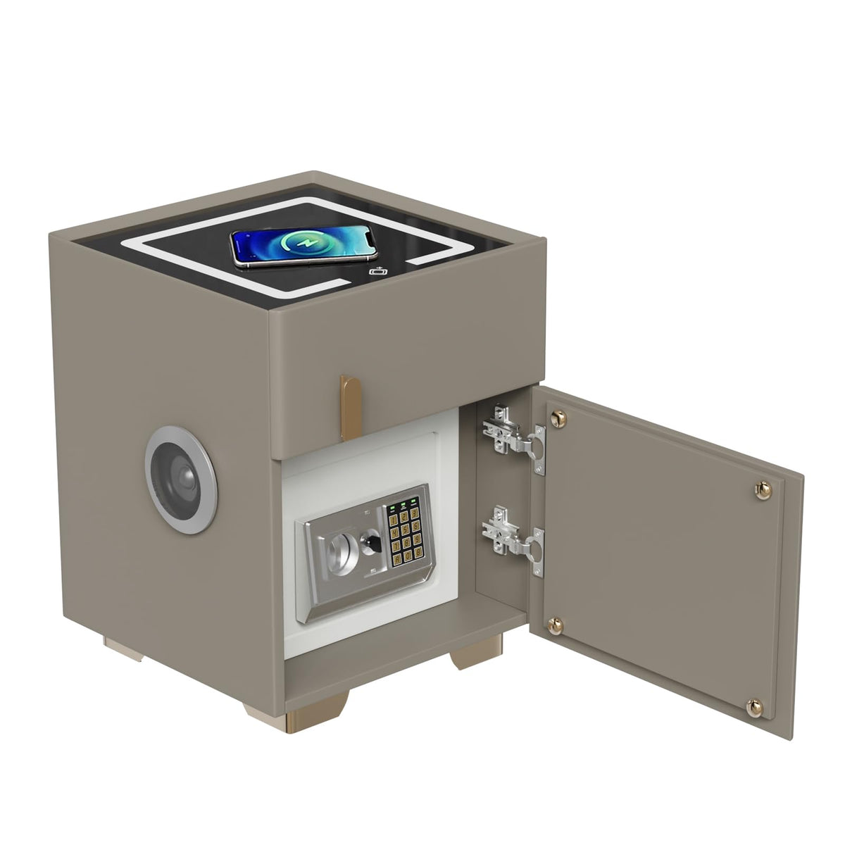 Nightstand with Wireless Charging B24283