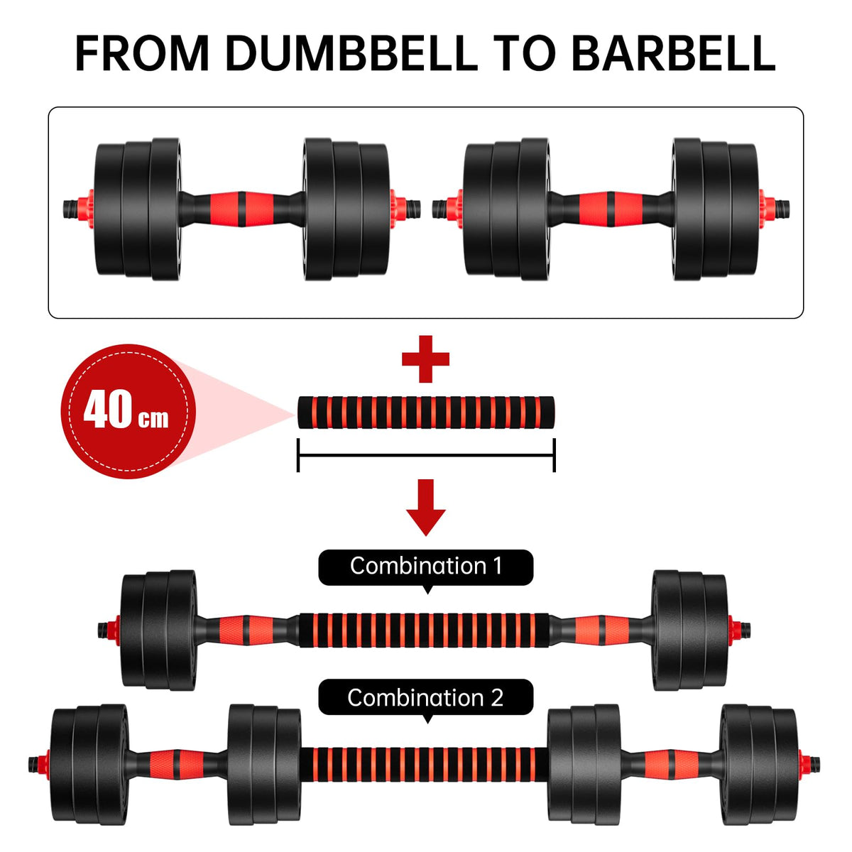 Adjustable Dumbbells Set of 2 Y5890