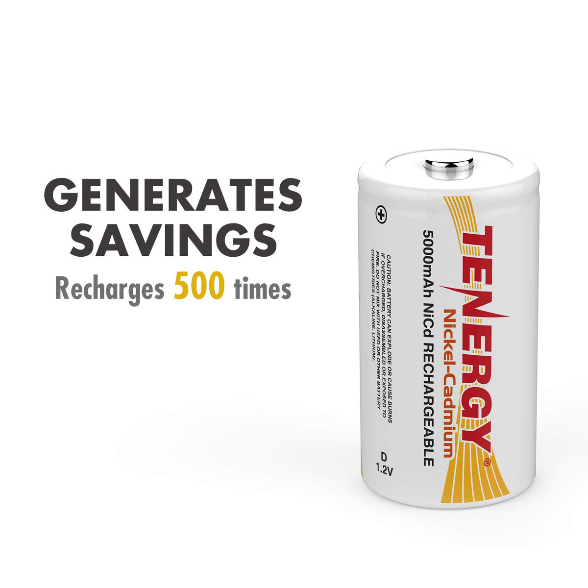 Rechargeable NiCd D Batteries and LCD Smart Charger T963642
