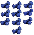 Blue Neoprene Dumbbell Set 1-10 LB 10 Pairs A745