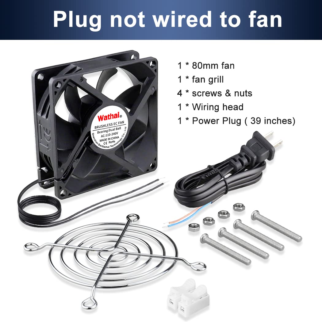 80mm EC Axial Brushless Cooling Fan J6098