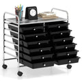 12 Drawer Rolling Storage Cart with Wheels F331