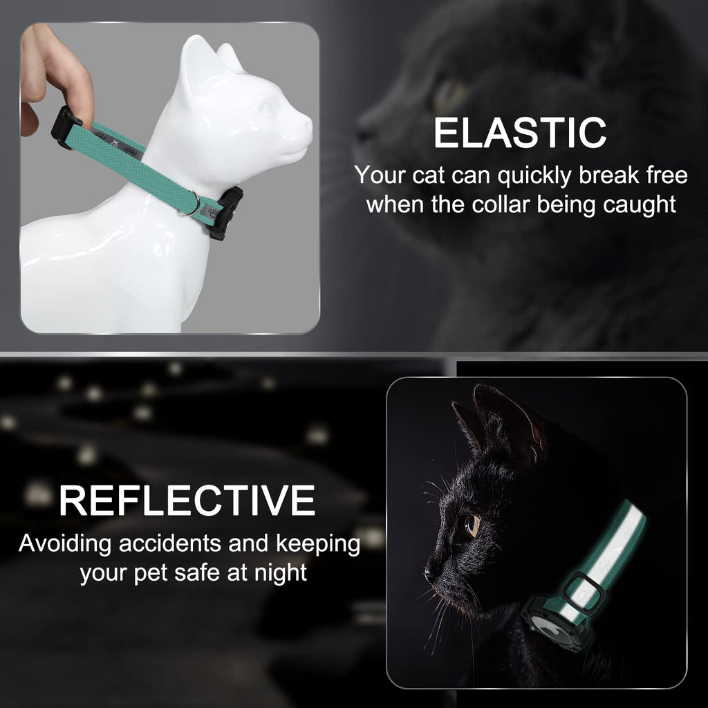 Reflective AirTag Cat Collar K119