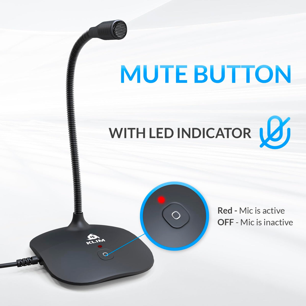 USB Desk Microphone with Stand K7011