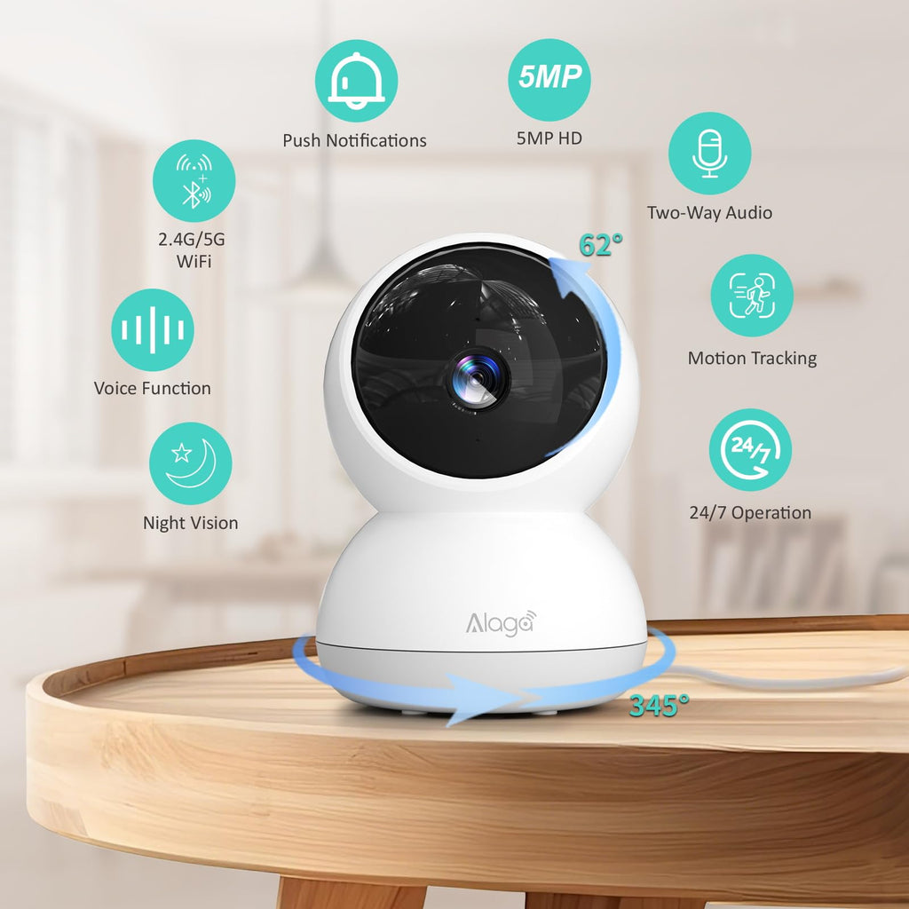 3K HD Indoor Security Camera with Night Vision G441238