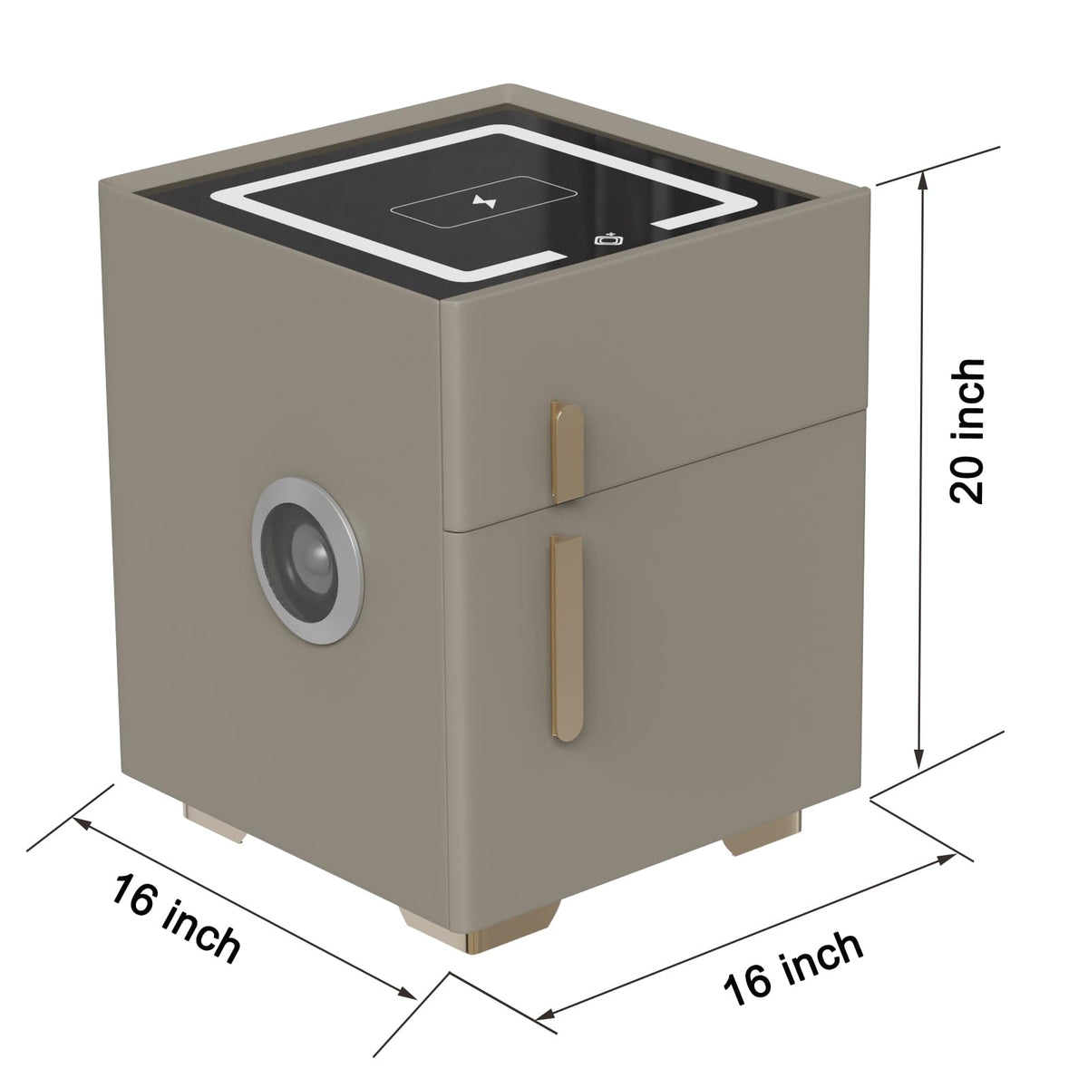 Nightstand with Wireless Charging B24283