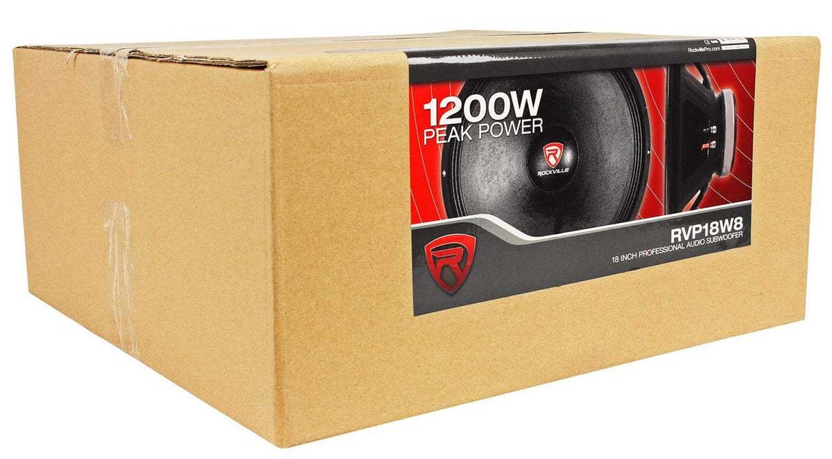 18" Replacement Subwoofer, 8 Ohm, 2-Pack B57578