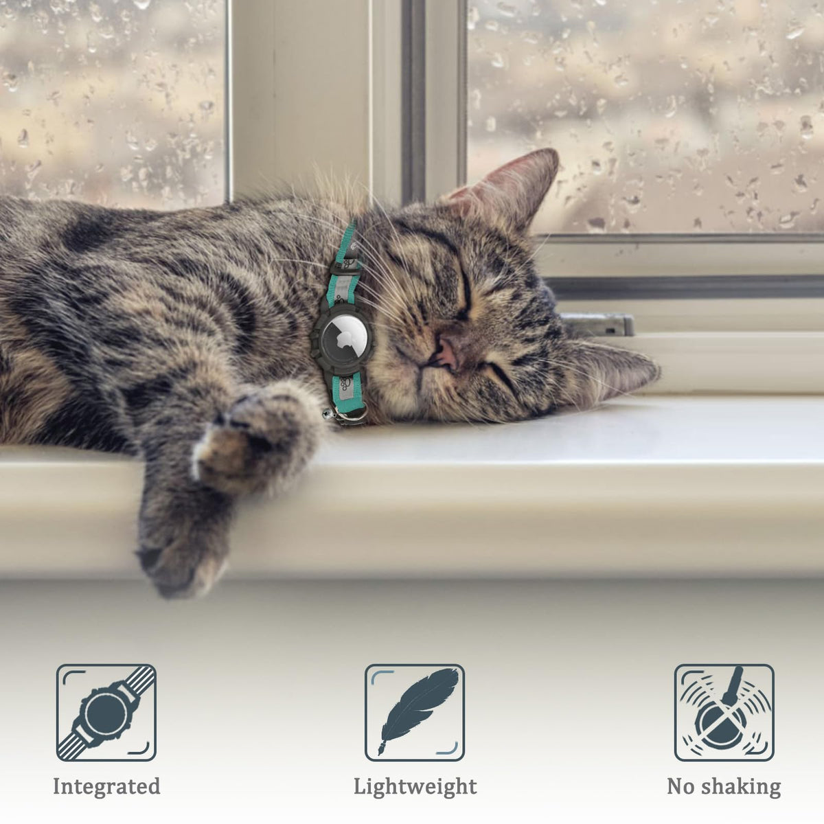 Reflective AirTag Cat Collar K119