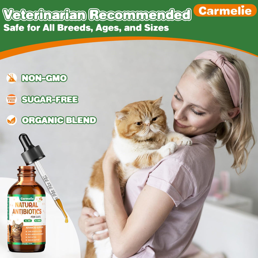2 fl oz Natural Antibiotics for Cats S83426