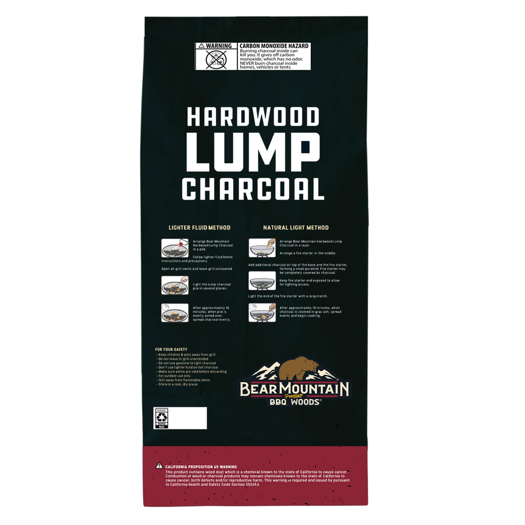 4 Pack Hardwood Lump Charcoal 16 Pounds G660885
