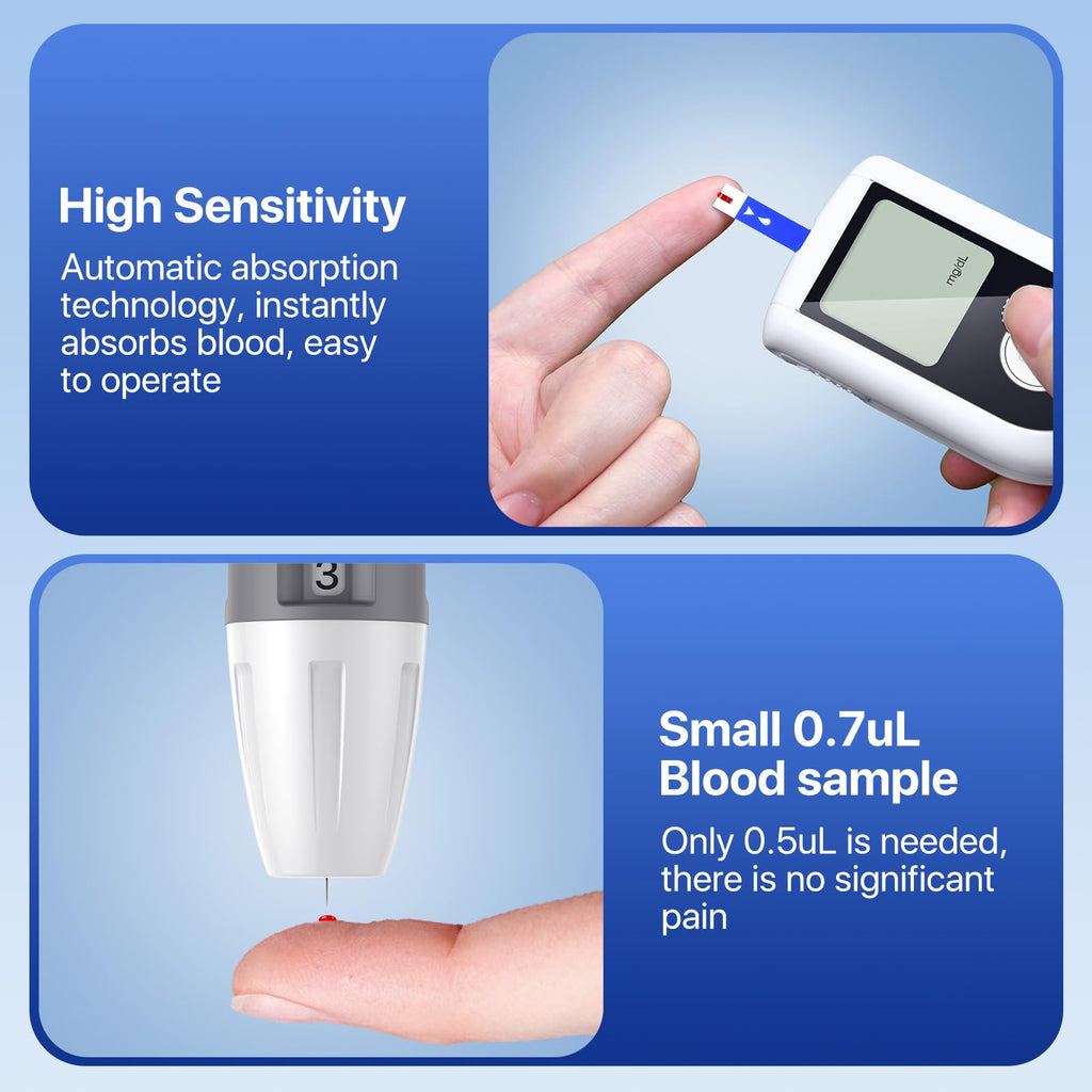 Blood Glucose Test Strips 100ct & Lancets 100ct Q44410