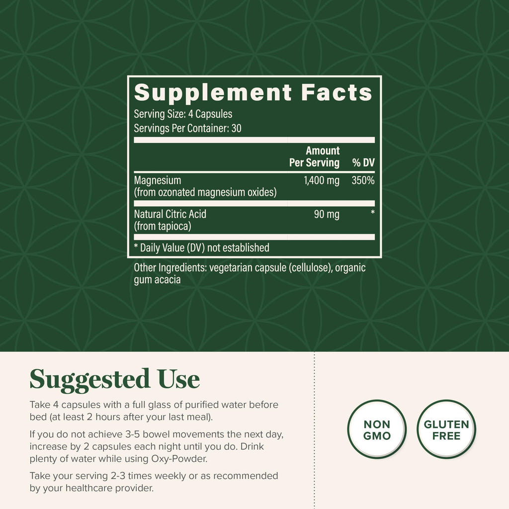 Magnesium Oxide 120 Capsules I376