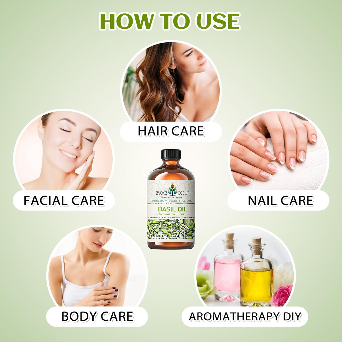 Basil and Lavender Essential Oil 4 Fl Oz R53649