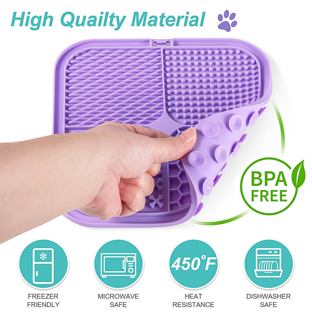 2 Pack Slow Feeder Licking Pad with Suction Cups R8300